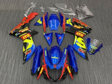 2011-2024 Suzuki GSXR 600 / GSXR 750 Motorcycle Fairings - Blue Red Yellow Black Canada for Sale