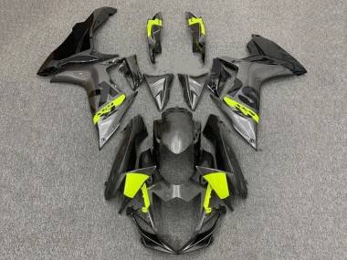 2011-2024 Suzuki GSXR 600 / GSXR 750 Motorcycle Fairings - Grey Black Neon Yellow Canada for Sale