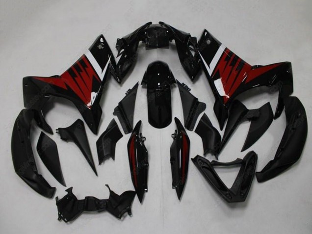 2009-2015 Yamaha FZ6R Motorcycle Fairings - Black Red White Canada for Sale