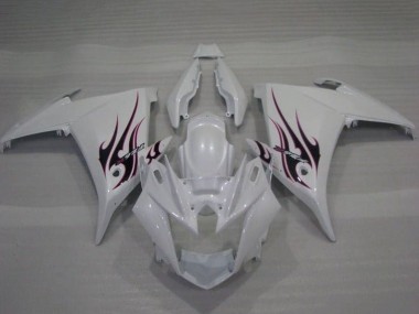 2009-2015 Yamaha FZ6R Motorcycle Fairings - White Flame Canada for Sale