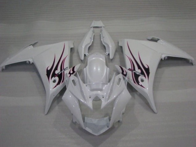 2009-2015 Yamaha FZ6R Motorcycle Fairings - White Flame Canada for Sale