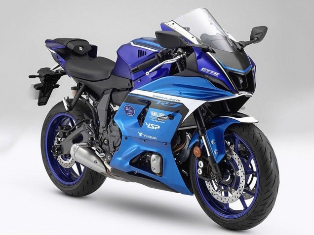 2021-2024 Yamaha YZF R7 Motorcycle Fairings - Matte Blue Matte Light Blue Canada for Sale