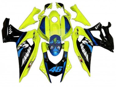2021-2024 Yamaha YZF R7 Motorcycle Fairings - Yellow Black Shark Canada for Sale
