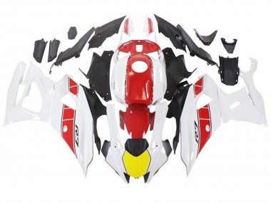 2021-2024 Yamaha YZF R7 Motorcycle Fairings - White Yellow Red Stripe Canada for Sale