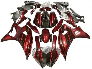 2021-2024 Yamaha YZF R7 Motorcycle Fairings - Dark Red Black Canada for Sale