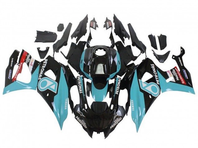 2021-2024 Yamaha YZF R7 Motorcycle Fairings - Black Blue Petronas Canada for Sale