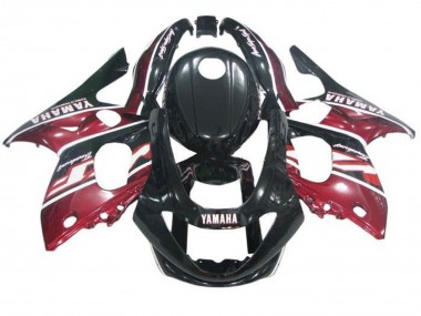 1996-2007 Yamaha YZF600R Thundercat Motorcycle Fairings - Black Dark Red White Canada for Sale