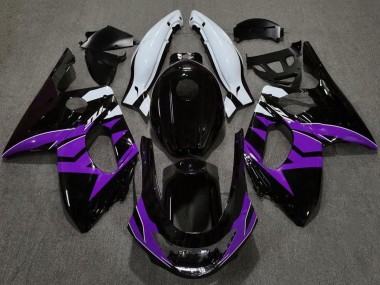 1996-2007 Yamaha YZF600R Thundercat Motorcycle Fairings - Glossy Black Purple White Canada for Sale