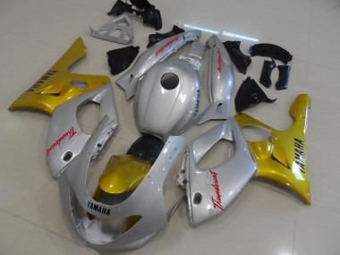 1996-2007 Yamaha YZF600R Thundercat Motorcycle Fairings - Silver Gold Canada for Sale