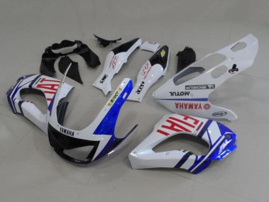 1997-2007 Yamaha YZF 1000R Thunderace Motorcycle Fairings - White Blue Red Fiat Canada for Sale