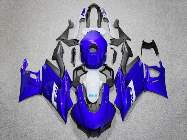 2019-2021 Yamaha YZF R3/R25 Motorcycle Fairings - Blue White Matte Black Canada for Sale