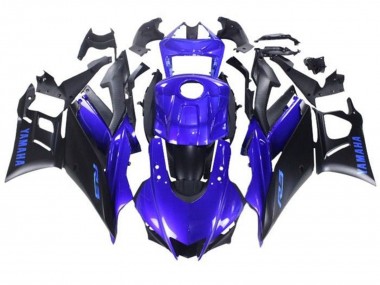 2019-2021 Yamaha YZF R3/R25 Motorcycle Fairings - Blue Matte Black Canada for Sale