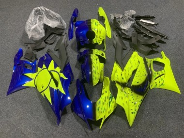 2022-2024 Yamaha YZF R3/R25 Motorcycle Fairings - Yellow Blue Canada for Sale