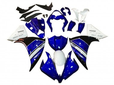 2009-2011 Yamaha YZF 1000 R1 Motorcycle Fairings - White Blue Black GYTR Canada for Sale