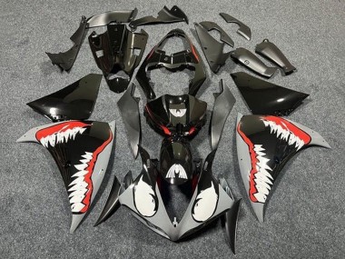 2009-2011 Yamaha YZF 1000 R1 Motorcycle Fairings - Grey Black Red White Shark Canada for Sale