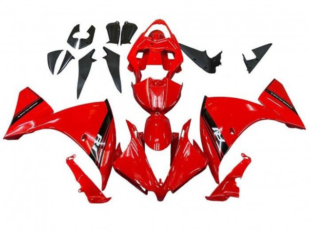 2009-2011 Yamaha YZF 1000 R1 Motorcycle Fairings - Red Black Stripe Canada for Sale