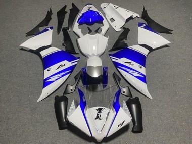 2009-2011 Yamaha YZF 1000 R1 Motorcycle Fairings - White Blue Silver Black Stripe Canada for Sale