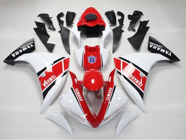 2009-2011 Yamaha YZF 1000 R1 Motorcycle Fairings - White Red Black Canada for Sale