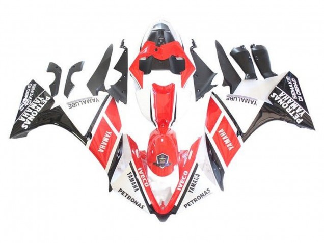 2009-2011 Yamaha YZF 1000 R1 Motorcycle Fairings - White Red Black Petronas Canada for Sale