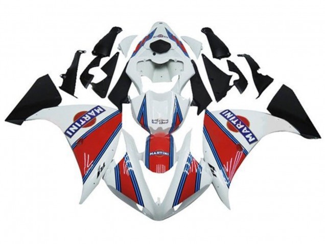 2009-2011 Yamaha YZF 1000 R1 Motorcycle Fairings - White Red Blue Black Martini Canada for Sale