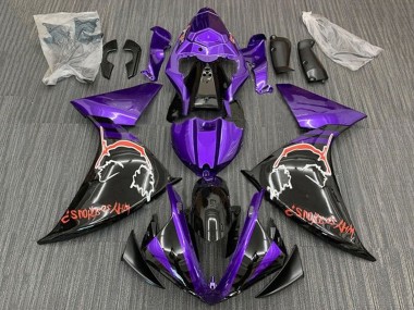 2012-2014 Yamaha YZF 1000 R1 Motorcycle Fairings - Purple Glossy Black Red Joker Canada for Sale