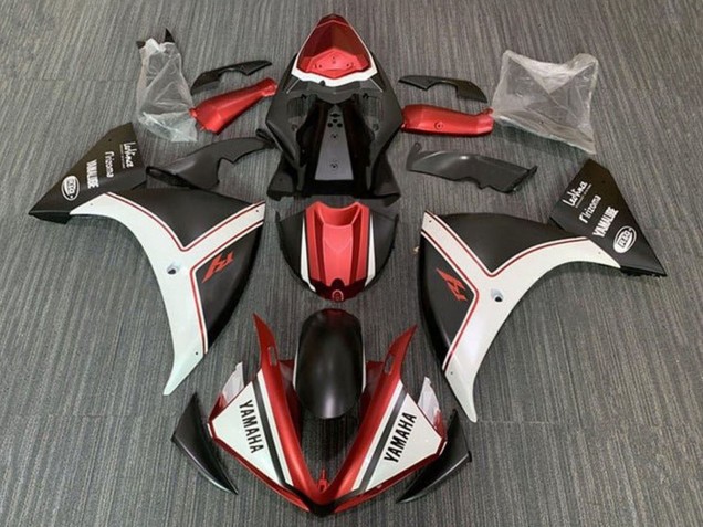 2012-2014 Yamaha YZF 1000 R1 Motorcycle Fairings - White Red Black Canada for Sale