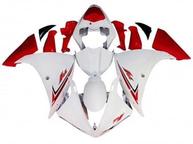 2012-2014 Yamaha YZF 1000 R1 Motorcycle Fairings - White Red Canada for Sale