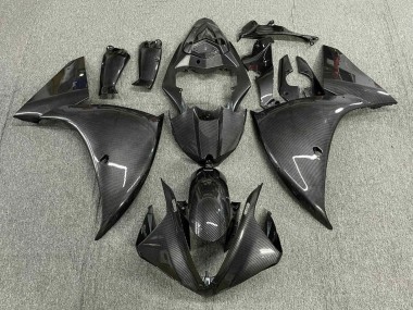 2012-2014 Yamaha YZF 1000 R1 Motorcycle Fairings - Faux Carbon Fiber Grey Black Canada for Sale