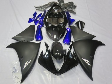 2012-2014 Yamaha YZF 1000 R1 Motorcycle Fairings - Glossy Black Matte Black Blue Canada for Sale
