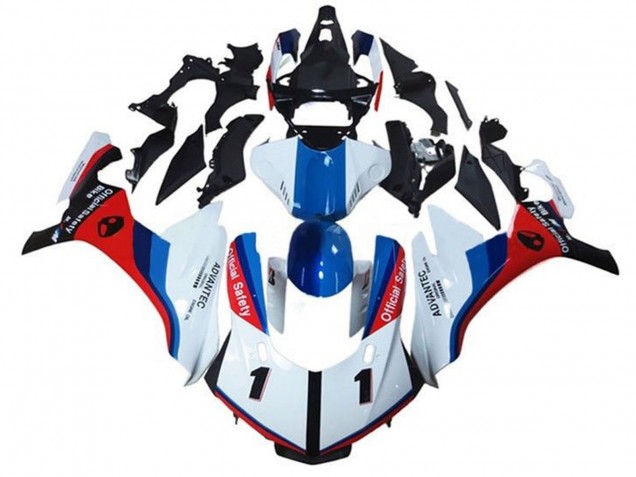 2015-2019 Yamaha YZF 1000 R1 Motorcycle Fairings - White Blue Red Black Official Safety Canada for Sale