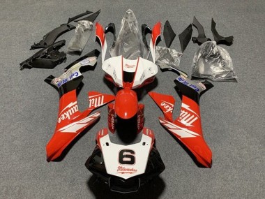 2015-2019 Yamaha YZF 1000 R1 Motorcycle Fairings - White Red Black Milwaukee Canada for Sale