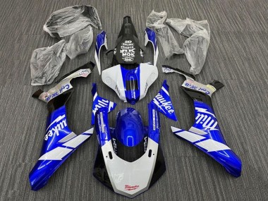 2015-2019 Yamaha YZF 1000 R1 Motorcycle Fairings - White Blue Black Milwaukee Canada for Sale