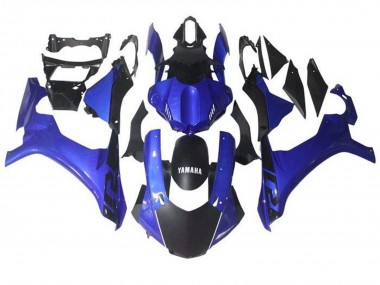 2015-2019 Yamaha YZF 1000 R1 Motorcycle Fairing - Blue Matte Black Canada for Sale
