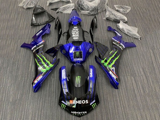 2015-2019 Yamaha YZF 1000 R1 Motorcycle Fairings - Blue Black Monster ENEOS Canada for Sale
