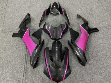 2015-2019 Yamaha YZF 1000 R1 Motorcycle Fairings - Faux Carbon Fiber Pink Canada for Sale