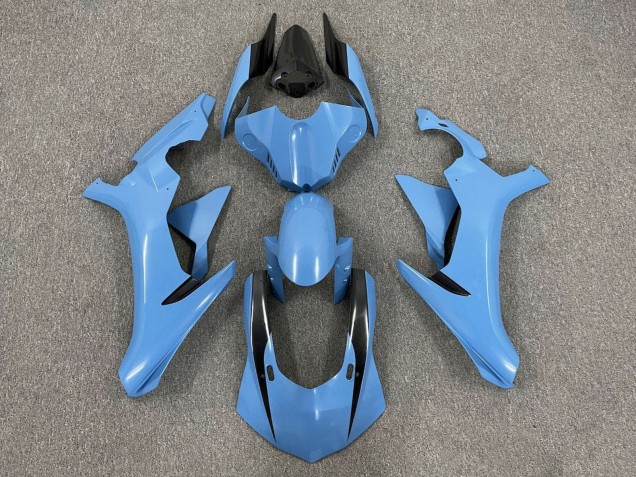 2015-2019 Yamaha YZF 1000 R1 Motorcycle Fairings - Light Blue Glossy Black Canada for Sale