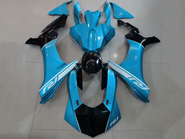 2015-2019 Yamaha YZF 1000 R1 Motorcycle Fairings - Blue Silver Glossy Black Canada for Sale