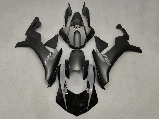 2015-2019 Yamaha YZF 1000 R1 Motorcycle Fairings - Matte Black Glossy Black Canada for Sale