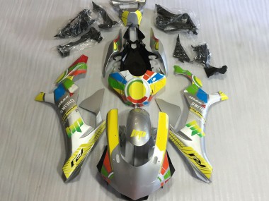 2015-2019 Yamaha YZF 1000 R1 Motorcycle Fairings - Silver Yellow Blue Red Color Wheel Canada for Sale
