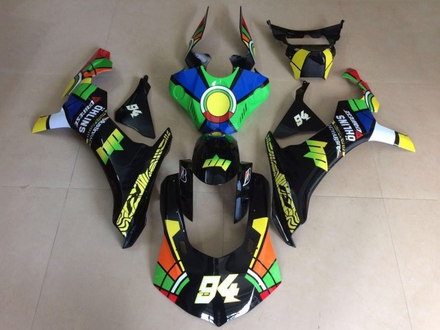 2015-2019 Yamaha YZF 1000 R1 Motorcycle Fairings - Green Blue Yellow Black Red Color Wheel 94 Canada for Sale