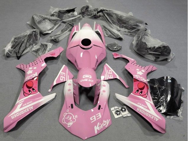 2020-2025 Yamaha YZF 1000 R1 Motorcycle Fairings - Pink White Kirby Canada for Sale