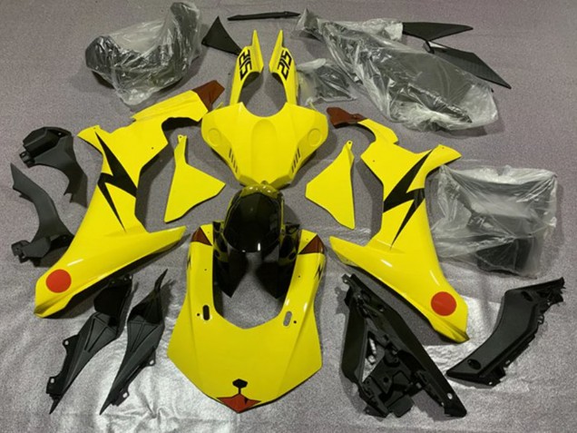 2020-2025 Yamaha YZF 1000 R1 Motorcycle Fairings - Yellow Red Pikachu Canada for Sale