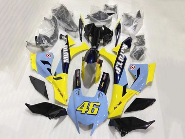 2020-2025 Yamaha YZF 1000 R1 Motorcycle Fairings - Blue Yellow Glossy Black Moto T.P 46 Canada for Sale