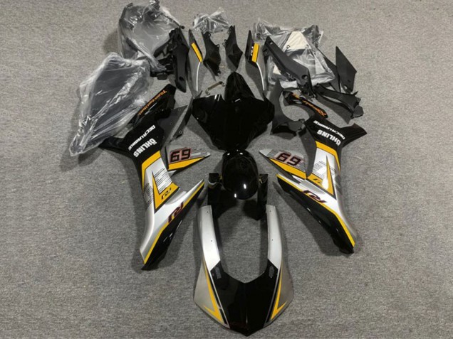 2020-2025 Yamaha YZF 1000 R1 Motorcycle Fairings - Silver Yellow Glossy Black Canada for Sale