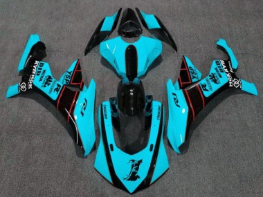 2020-2025 Yamaha YZF 1000 R1 Motorcycle Fairings - Turquoise Blue Red Glossy Black Canada for Sale