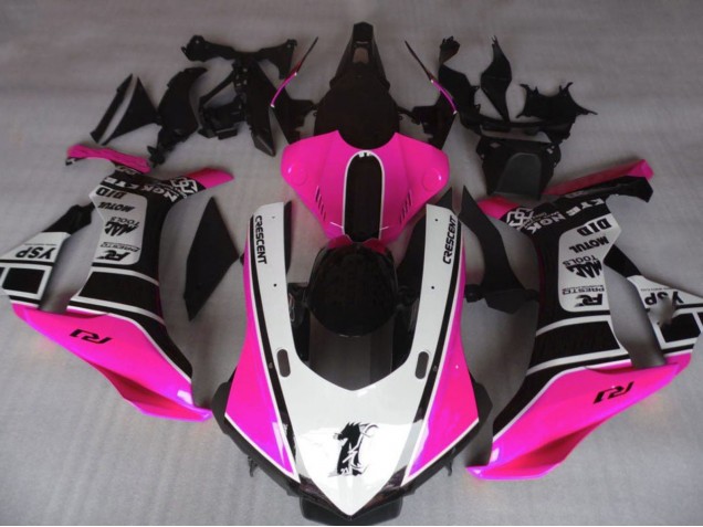 2020-2025 Yamaha YZF 1000 R1 Motorcycle Fairings - Pink White Glossy Black Canada for Sale