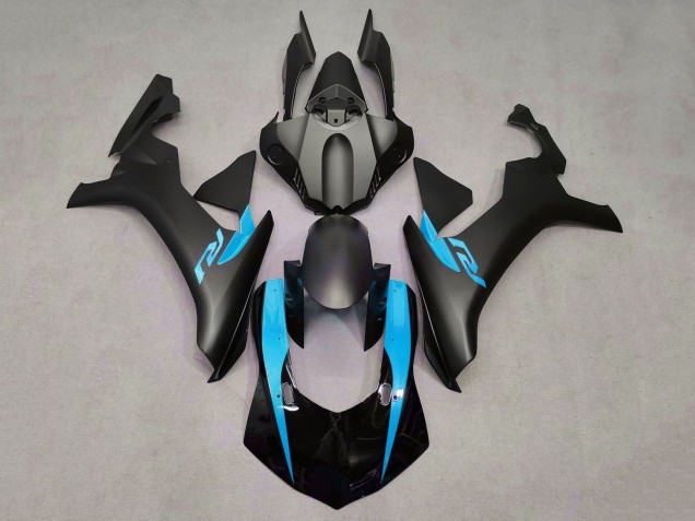 2020-2025 Yamaha YZF 1000 R1 Motorcycle Fairings - Glossy Black Matte Black Light Blue Canada for Sale