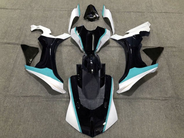 2020-2025 Yamaha YZF 1000 R1 Motorcycle Fairings - White Teal Blue Glossy Black Canada for Sale