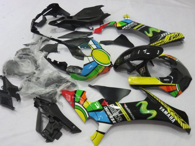 2020-2025 Yamaha YZF 1000 R1 Motorcycle Fairings - White Blue Green Yellow Red Black Color Wheel MoviStar Canada for Sale