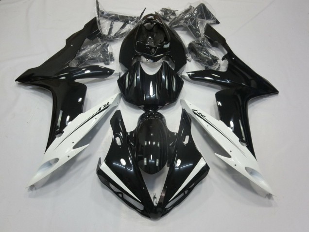2004-2006 Yamaha YZF 1000 R1 Motorcycle Fairings - Glossy Black White Canada for Sale
